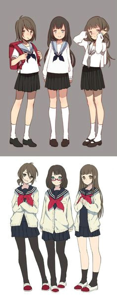 Drawing Anime School Uniform 187 Best Anime School Uniforms Images Anime Art Drawings Manga