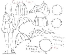 Drawing Anime Skirts 164 Best Character Clothes Skirts Images Drawing Tutorials