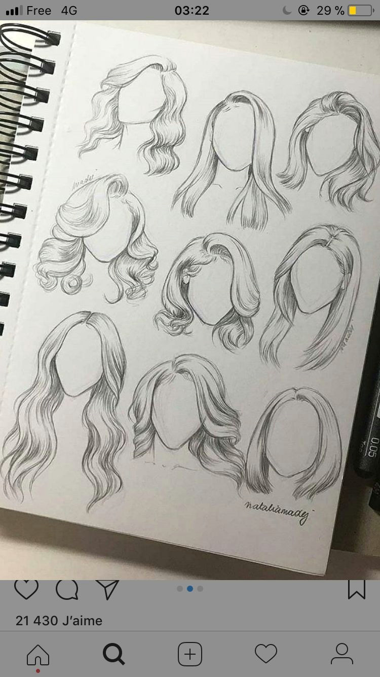 Drawing Anime Style Tutorial Drawing Female Hair Ideas Anime Drawing In 2019 Drawings Art