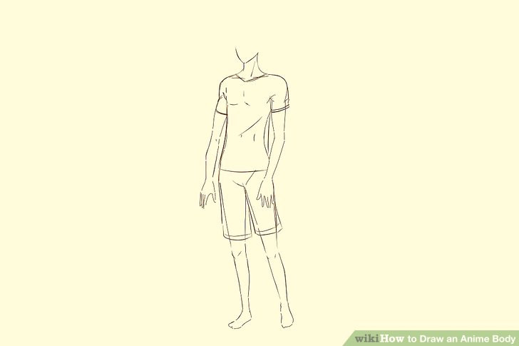 Drawing Anime torso 5 Ways to Draw An Anime Body Wikihow