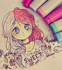 Drawing Anime with Copic Markers 317 Best Copic Marker Art Images Manga Drawing Beautiful Drawings