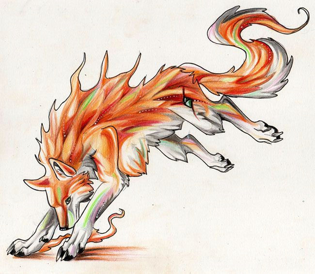 Drawing Anime Wolves Wolf Trade Colors Of Fire by Lucky978 Wolf Anime Wolf Anime