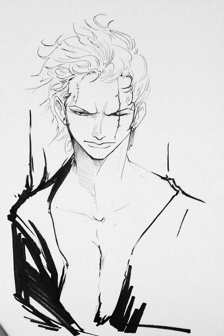 Drawing Anime Zoro One Piece Roronoa Zoro One Piece Zoro Roronoa Zoro One Piece