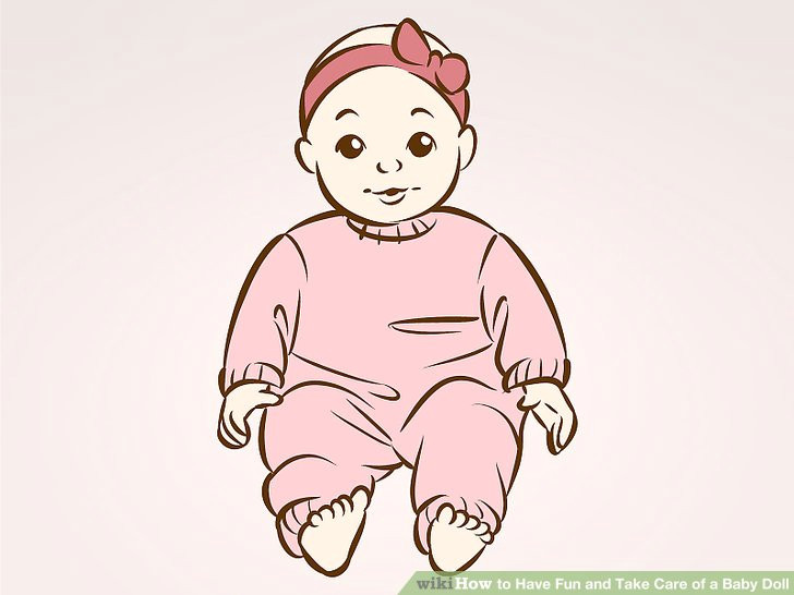 Drawing Baby Things How to Have Fun and Take Care Of A Baby Doll with Pictures