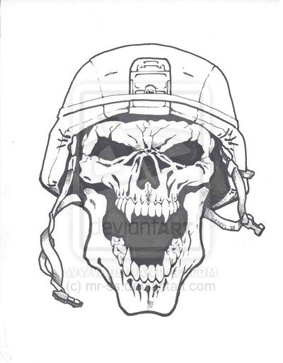 Drawing Badass Skull Cool Army Drawings Army Skull by Mr Ss On Deviantart Videos