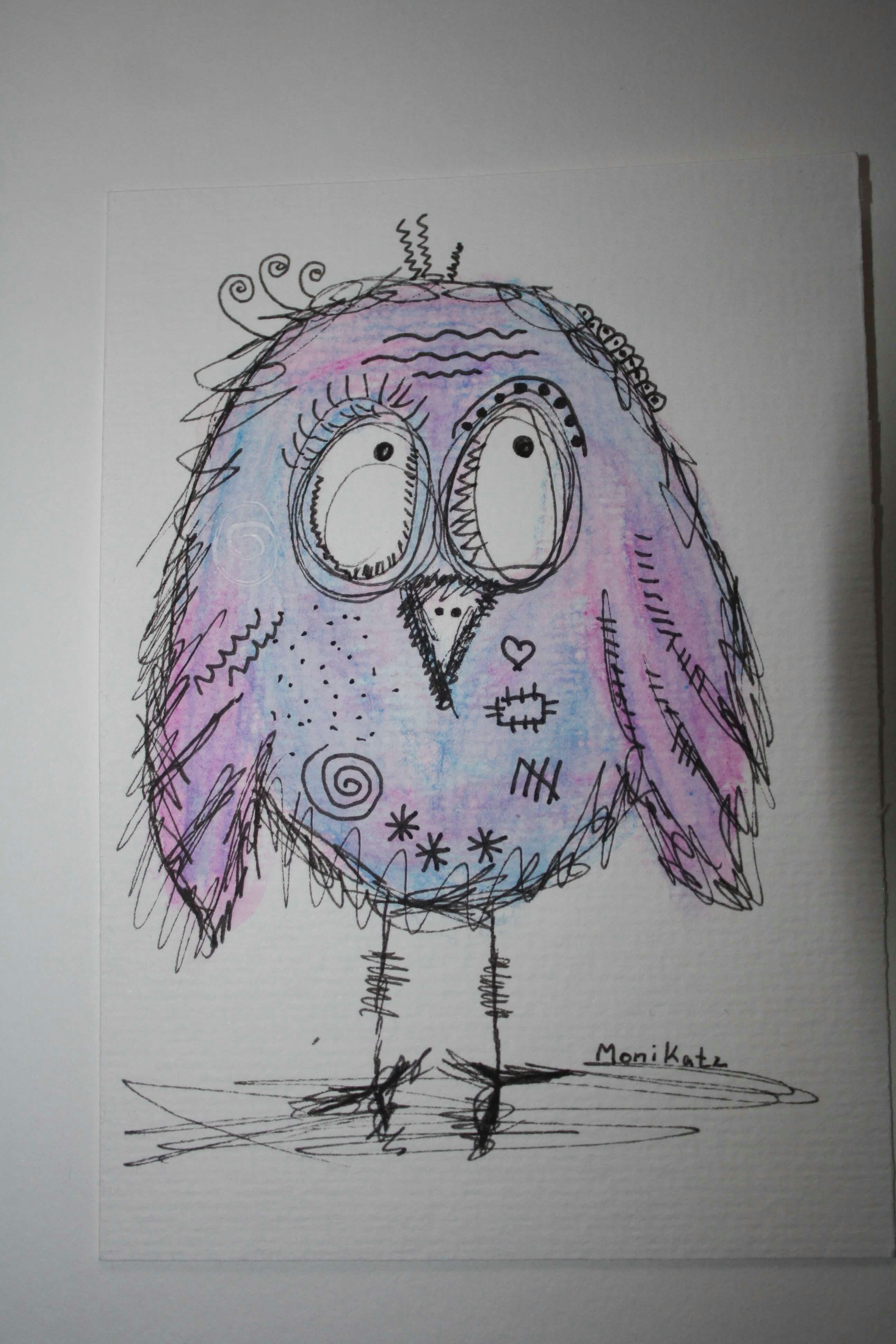 Drawing Bird Eyes Happy Bird Galerie Kunterbunte Happy Birds Nach Drawing