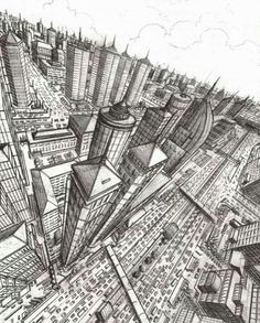 Drawing Birds Eye View City 16 Best 3 Point Perspective Images Drawing S Perspective Drawing