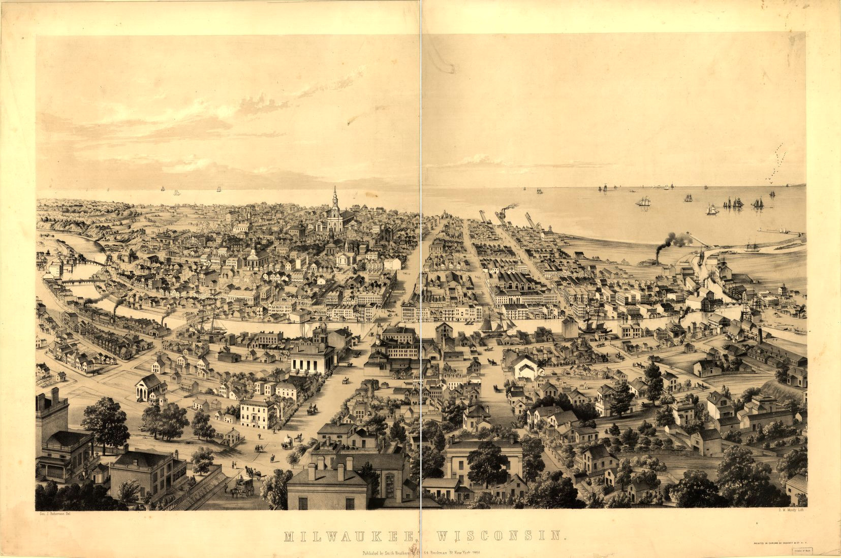 Drawing Birds Eye View Maps 8 X 12 Reproduced Photo Of Vintage Old Perspective Birds Eye View