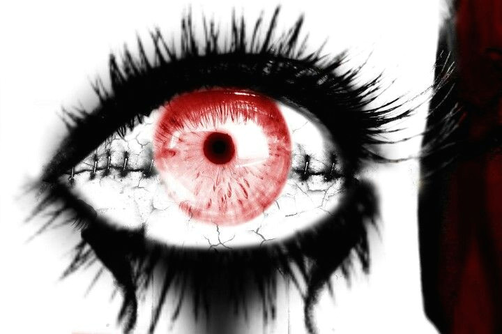 Drawing Bloodshot Eyes Look Into My Eyes What Do You See Sinfully Sweet Nightmares