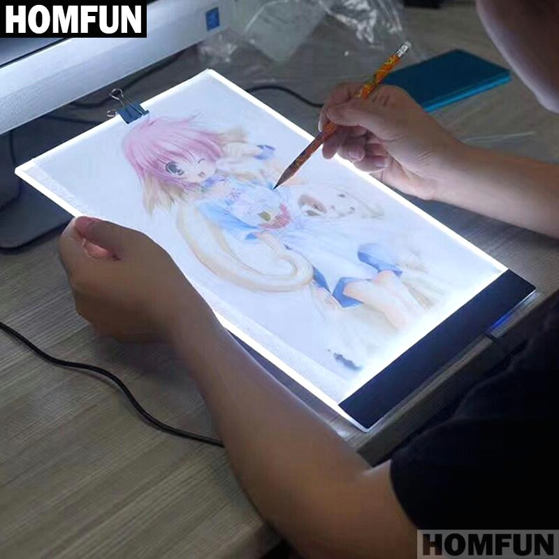 Drawing Board Cartoons Homfun A4 Led Artist Thin Art Stencil Drawing Board Light Box