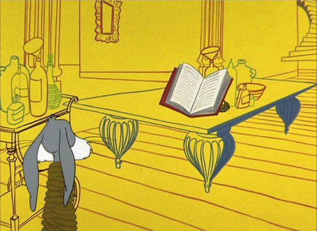 Drawing Cartoon 2 Animation Ernie nordli Broom Stick Bunny 2 Layouts Background Art