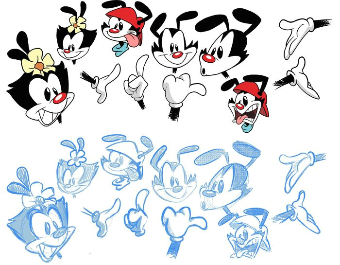 Drawing Cartoon 90s Animaniacs Study by Joemcgro Deviantart Com On Deviantart Sketch