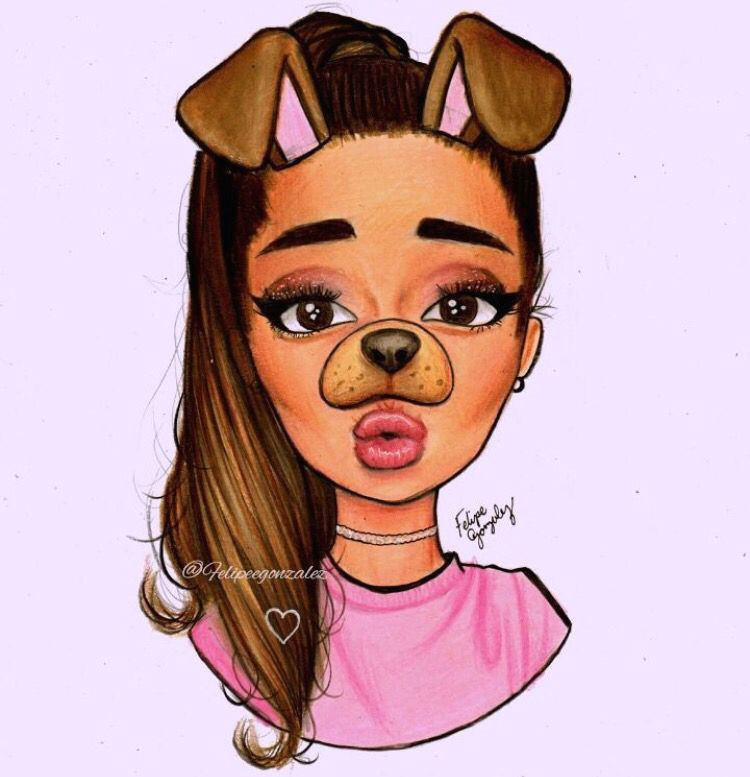 Drawing Cartoon Ariana Grande Lilmoonlightbae This Cartoon Omg O by Felipeegonzalez On Insta