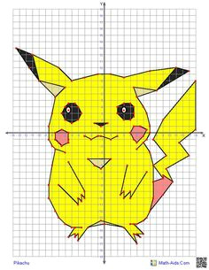Drawing Cartoon Characters Using Coordinates 106 Best Mystery Grid Drawing Coordinate Drawing Images In 2019
