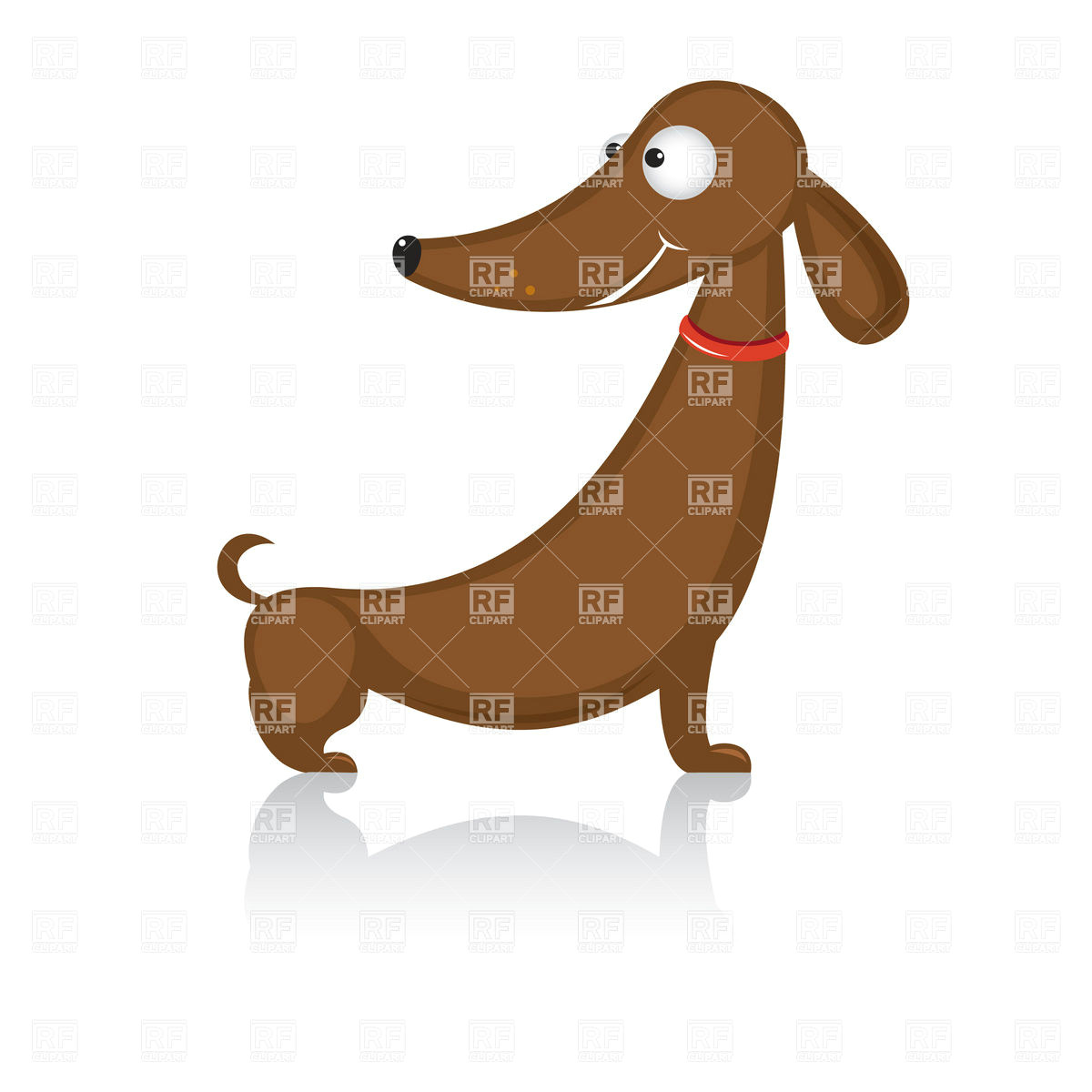 Drawing Cartoon Dachshund Funny Cartoon Dachshund Dog Vector Illustration Of Plants and