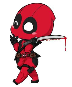 Drawing Cartoon Deadpool 147 Best Little Deadpool Images Hero World Comic Art Comics