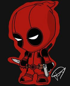 Drawing Cartoon Deadpool 147 Best Little Deadpool Images Hero World Comic Art Comics