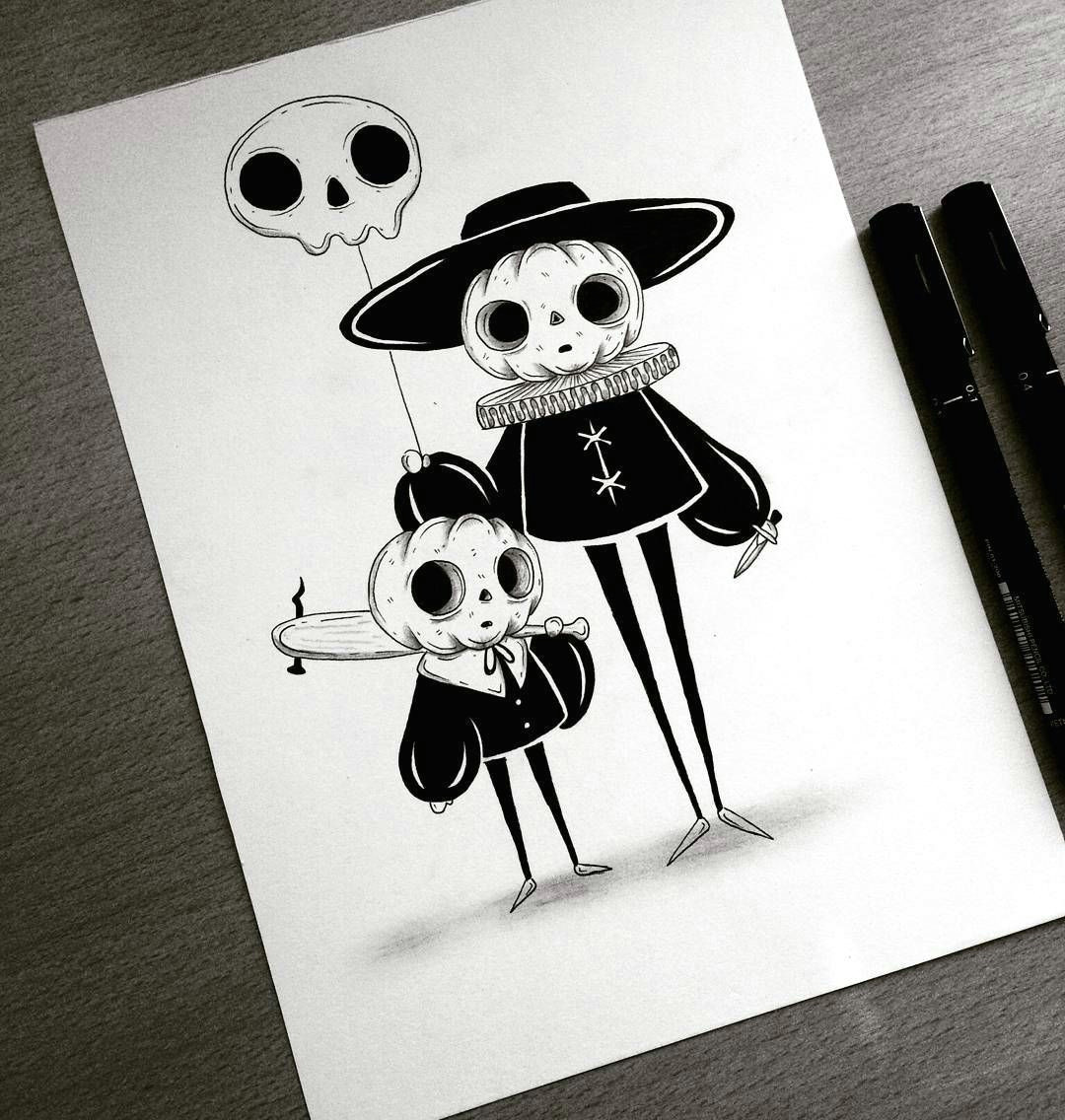 Drawing Cartoon Devil Instagram Photo by Behemot Behemot Crta Stvari Halloween