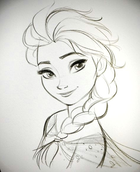 Drawing Cartoon Elsa Elsa Anna Jin Kim Mehr Frozen Drawings Art Und Disney Drawings