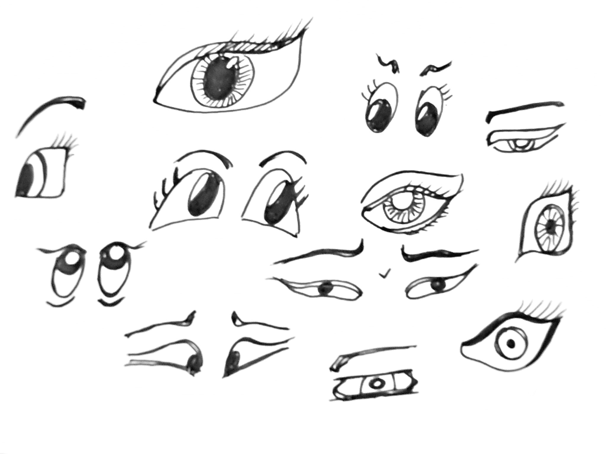 Drawing Cartoon Eyes Step by Step How to Draw A Eye Easy Step by Step Prslide Com
