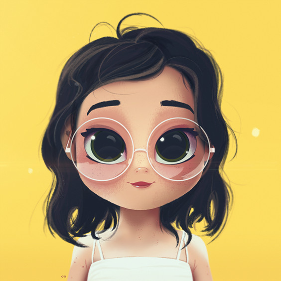 Drawing Cartoon Girl Eyes Cartoon Portrait Digital Art Digital Drawing Digital Painting