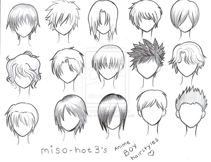 Drawing Cartoon Hairstyles Anime Boy Hairstyles Spiky Drawings Google Search Drawing Tips