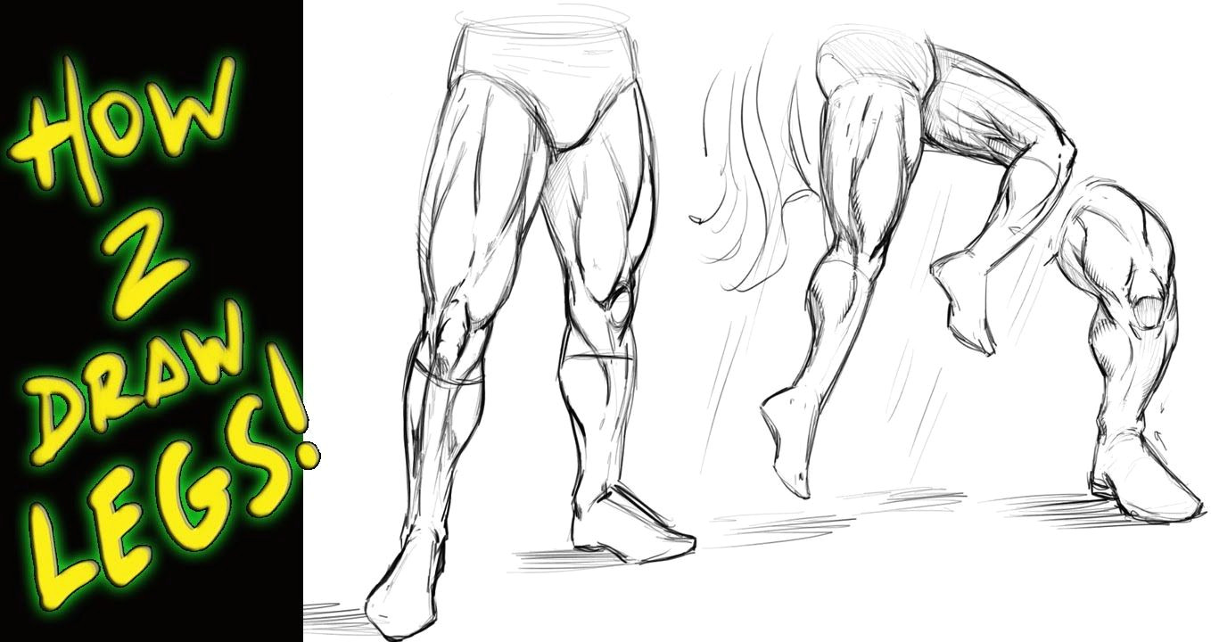 Drawing Cartoon Legs How to Draw Legs Tutorial Comic Book Style Narrated by Robert