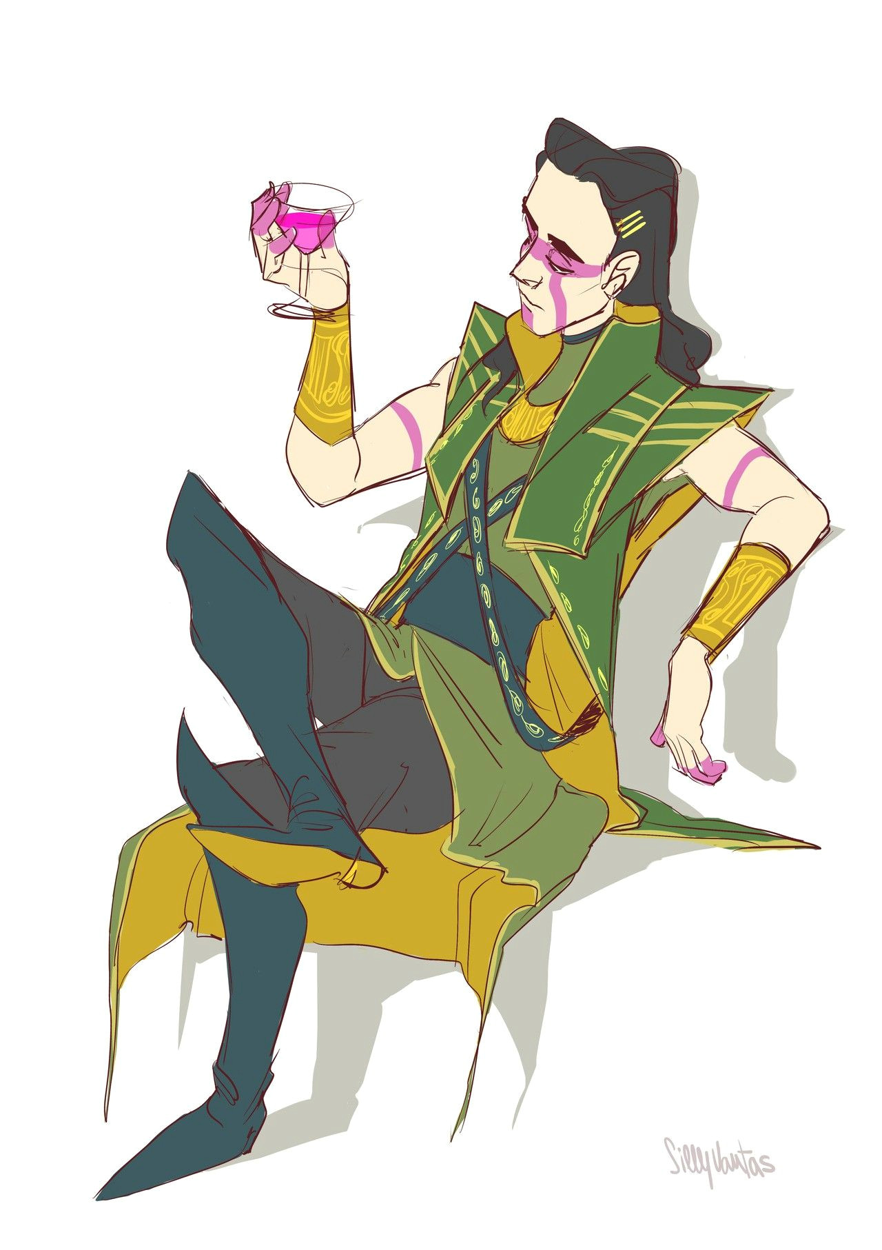 Drawing Cartoon Loki Pin Od Kori Inikon Na Just Loki Keep Scrolling Pinterest Loki