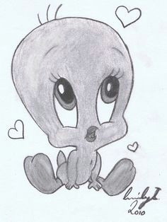 Drawing Cartoon Things Pin by Christine Higgins On Tweety Bird Drawings Cartoon Drawings