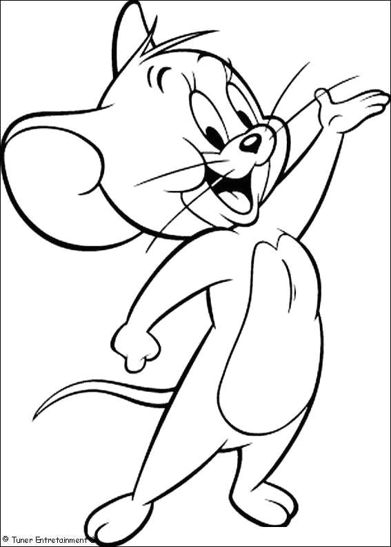 Drawing Cartoon tom and Jerry Cartoon Characters Jerry Printable Coloring Sheets Enjoy Coloring
