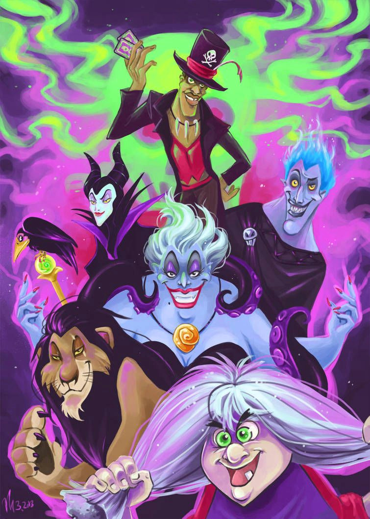 Drawing Cartoon Villains Disney Villains by Nepi Disney Villains Aooao Pinterest Disney