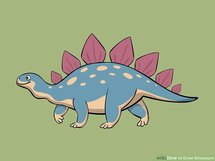 Drawing Cartoons 2 Dinosaurs 5 Ways to Draw Dinosaurs Wikihow