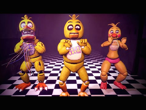 Drawing Cartoons 2 Fnaf Models Sfm Fnaf the Chica Dance Youtube