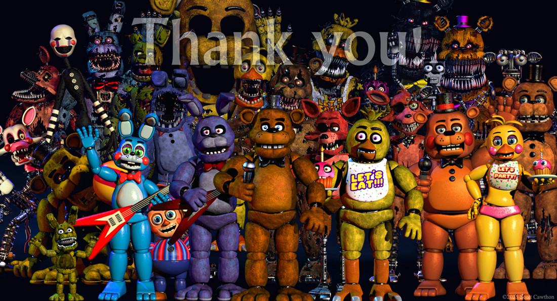 Drawing Cartoons 2 Fnaf Models Steam Workshop Fnaf 1 2 3 4 Pack with Extras