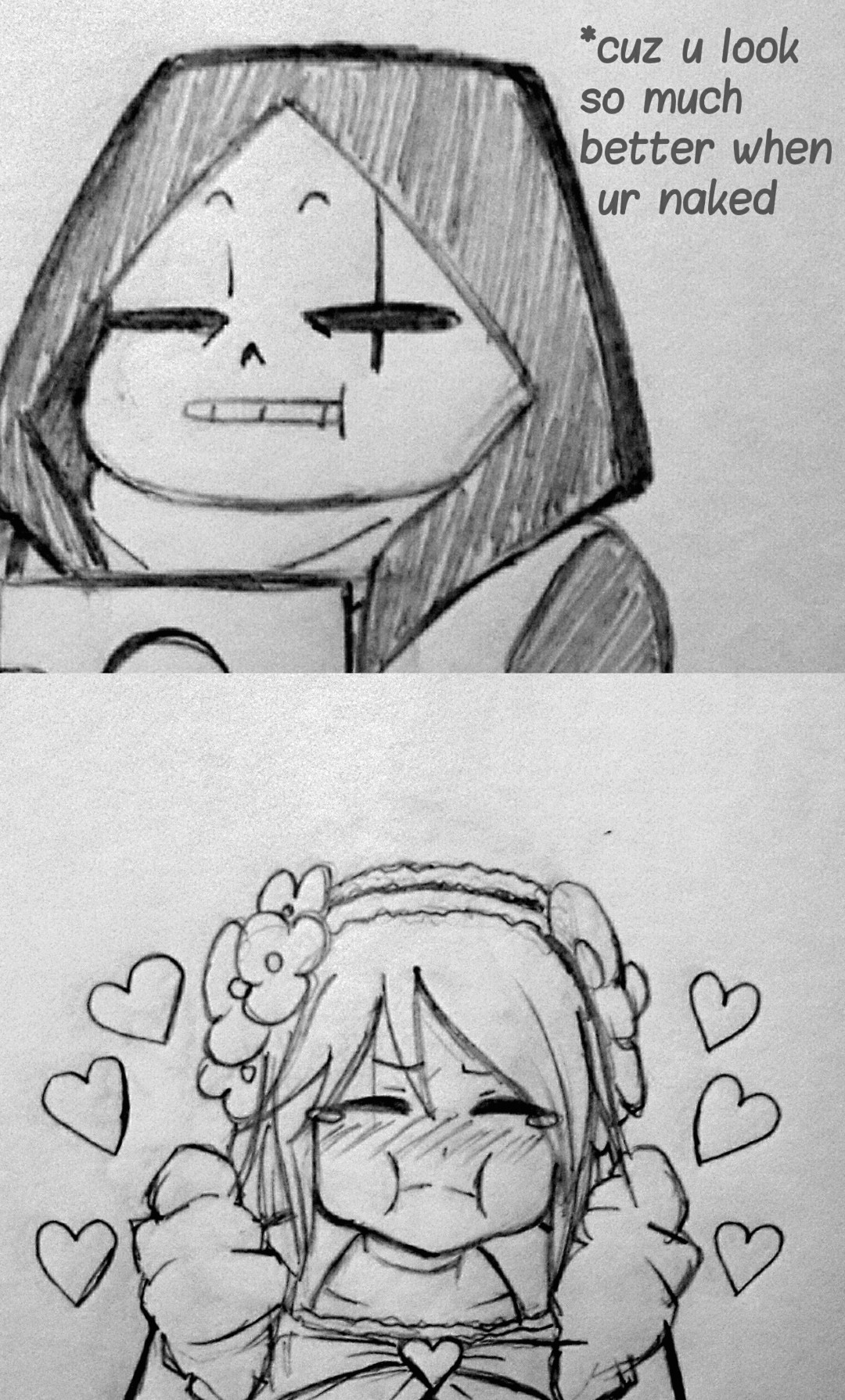 Drawing Cartoons 2 Fnaf Vk Sans X Frisk Comic Fem Neutral Frisk X Epic Sans Ut Au