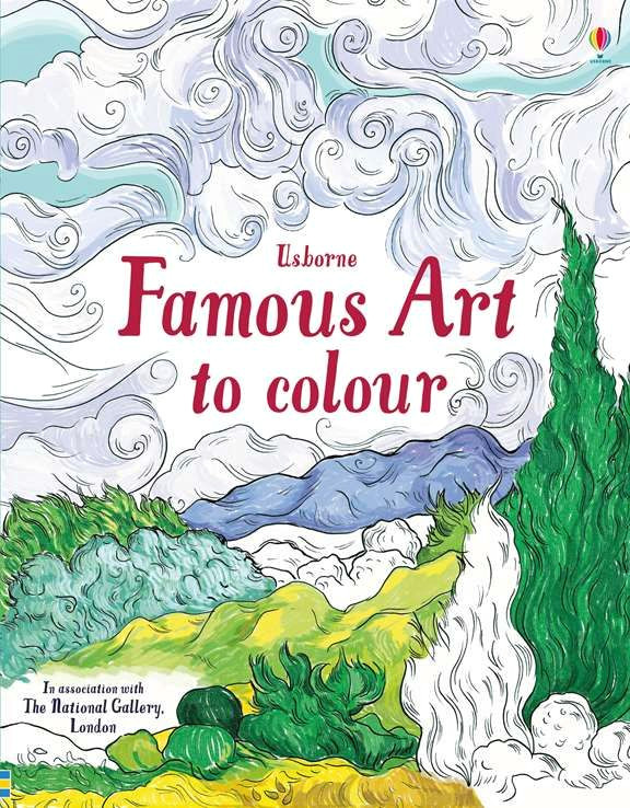 Drawing Cartoons Anna Milbourne Famous Art to Colour Usborne Wishlist Pinterest Homeschool