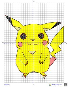 Drawing Cartoons Graph Paper 106 Best Mystery Grid Drawing Coordinate Drawing Images In 2019