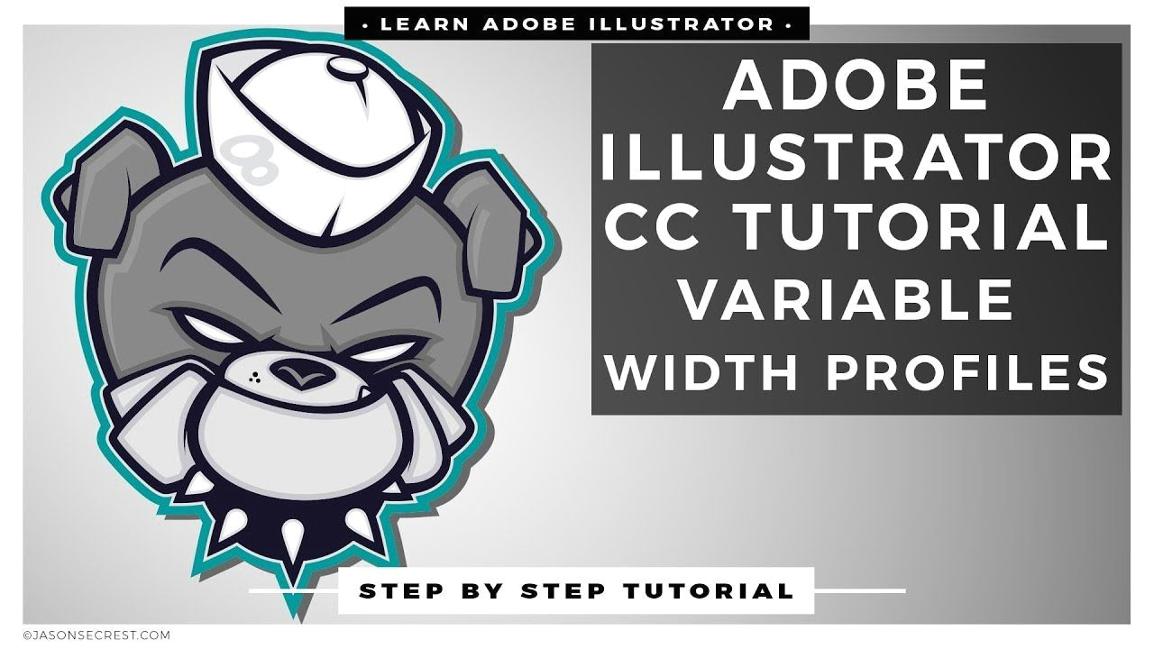 Drawing Cartoons In Illustrator Tutorial Adobe Illustrator Cc Tutorial Using Variable Width Profiles