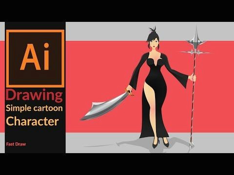 Drawing Cartoons In Illustrator Tutorial Drawing A Simple 2d Cartoon Game Character In Adobe Illustrator