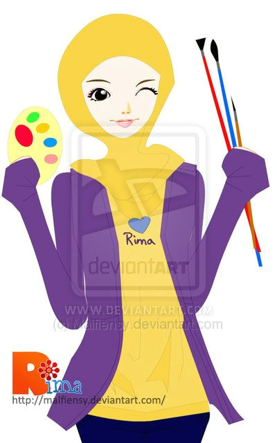 Drawing Cartoons In islam Painting Muslimah Hijab Cartoon Hijab Cartoon Anime Muslimah