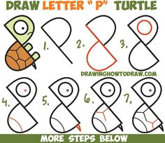 Drawing Cartoons Letter by Letter Pdf 240 Best Drawing with Letters Numbers and Words for Kids Images