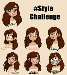 Drawing Cartoons Like 25 Best Cartoon Style Challenge Images Cartoons Drawing Challenge