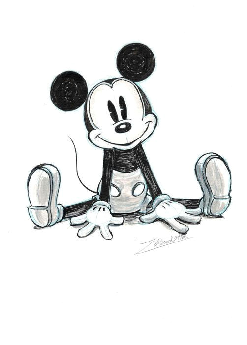 Drawing Cartoons Mickey Mouse Pin Od Poua A Vatea A Zuzana Vysocka Na Nastenke Walt Disney Disney