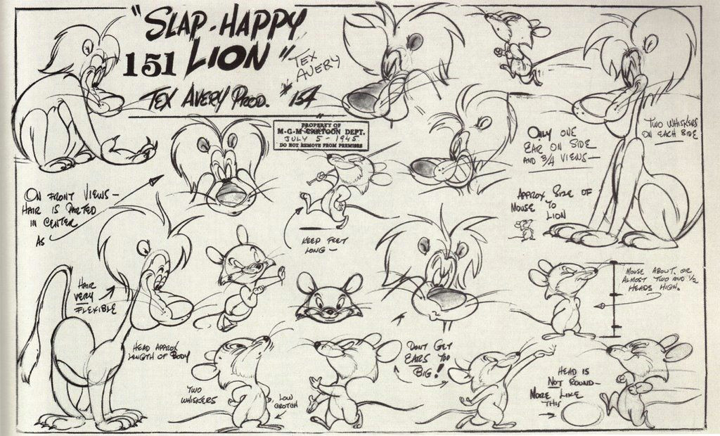 Drawing Cartoons Models Sean Wickett Character Model Sheets Character Design Tex Avery