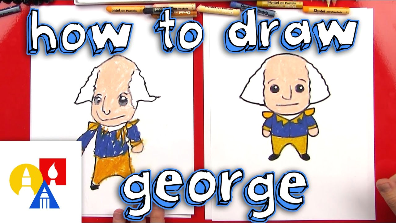 Drawing Cartoons Online Free How to Draw A Cartoon George Washington Youtube