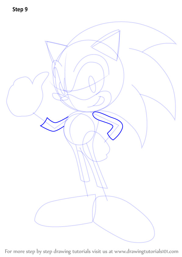 Drawing Cartoons sonic Learn How to Draw sonic sonic the Hedgehog Step by Step Drawing