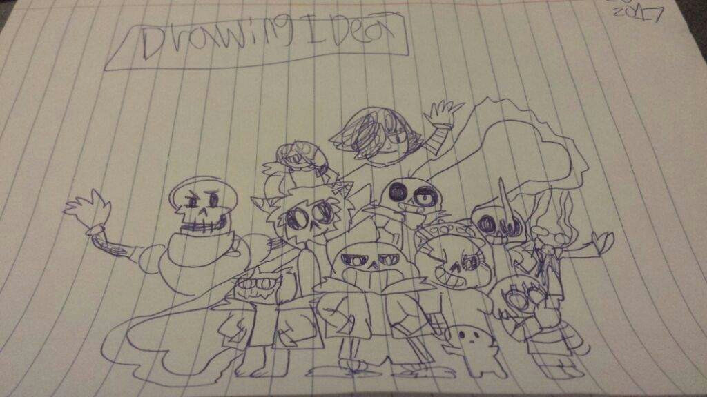 Drawing Cartoons Undertale Drawing Idea Done Undertale Amino