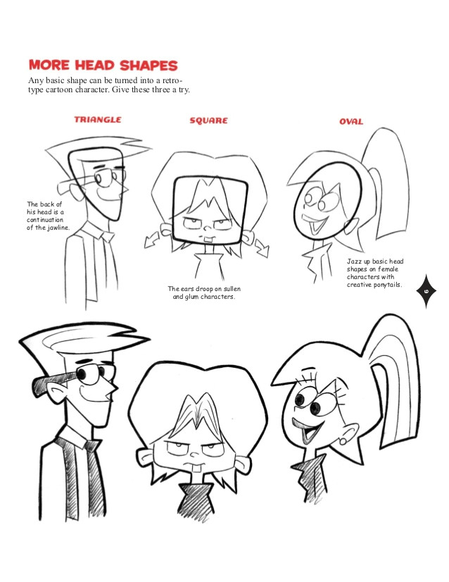 Drawing Cartoons Using Basic Shapes Cartoon Cool How to Draw New Retro Style Characters Watson Gupti