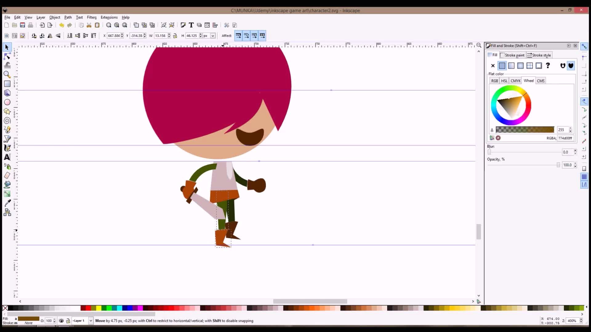 Drawing Cartoons with Inkscape Create 2d Video Game Art with Inkscape istvan Szep Skillshare