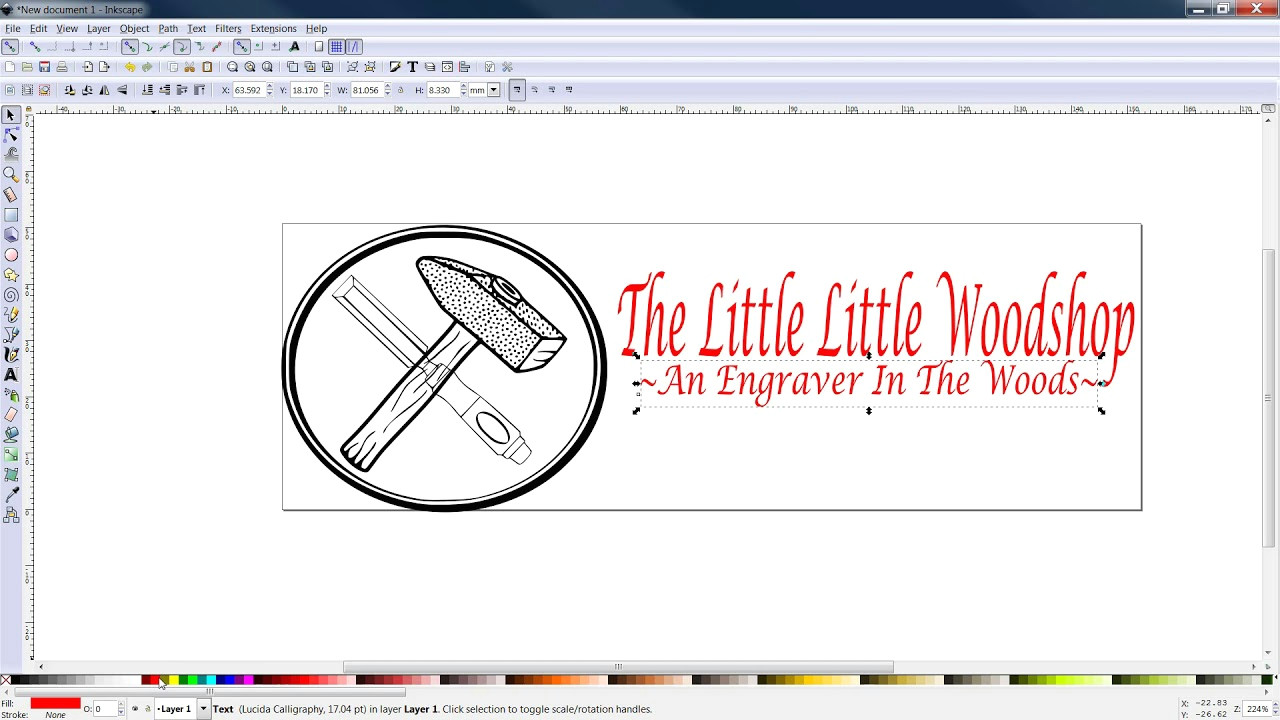Drawing Cartoons with Inkscape Inkscape Logo Design Youtube